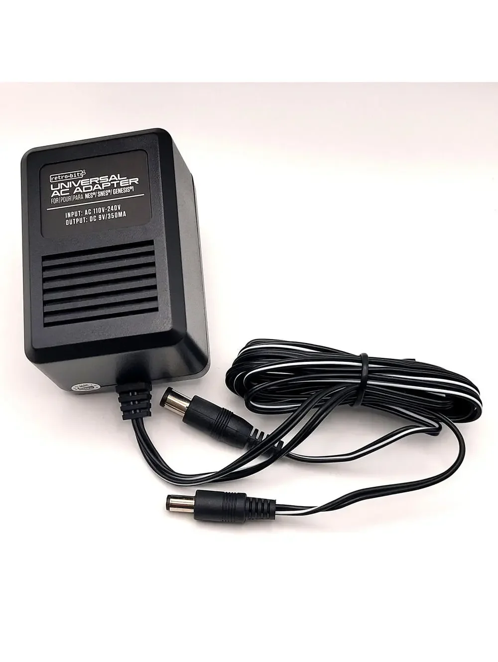 3-in-1 AC Adapter Power Supply Cord (Nintendo NES, SNES, Sega Genesis 1)